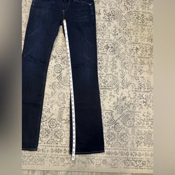 Citizens Of Humanity Dark Blue Kelly Low Rise Jeans - Picture 10 of 15